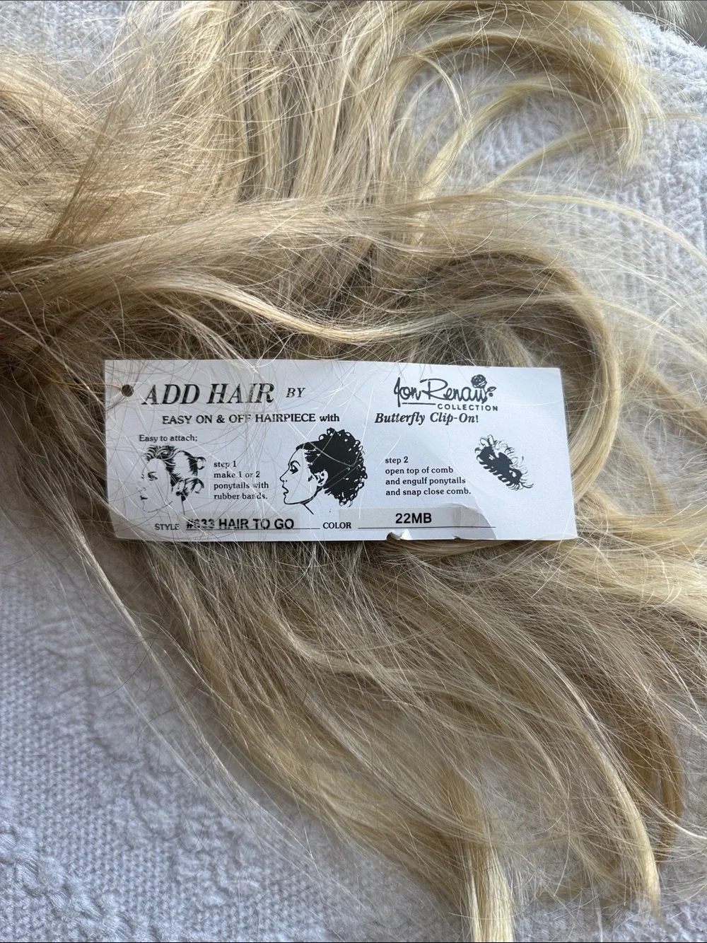 Natural Blonde Clip-In Ponytail Extension for Women - Easy Attach